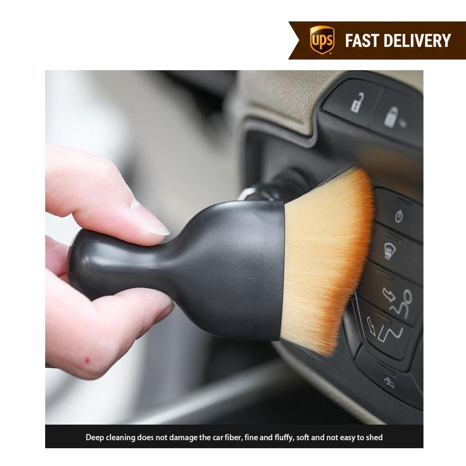 Auto/Car Interior Detail Dust Brush Soft Bristles Dashboard Screen Cleaning