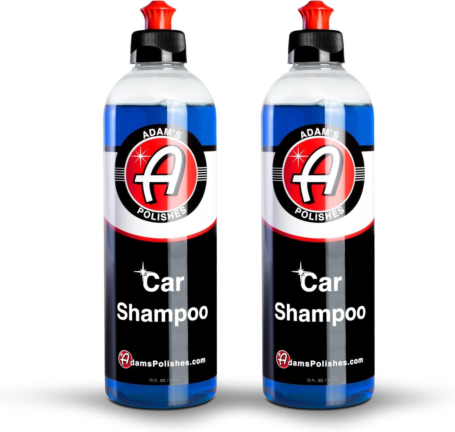 Adam’s Car Shampoo 16oz, 2pk,pH Best Biodegradable Car Wash Soap for Foam Cannon