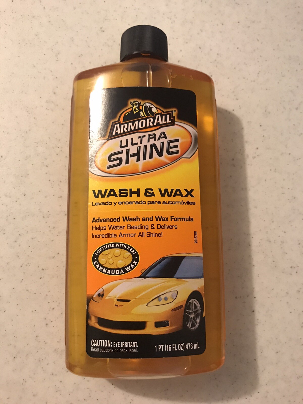New Armor All Ultra Shine Car Wash & Wax 16fl oz