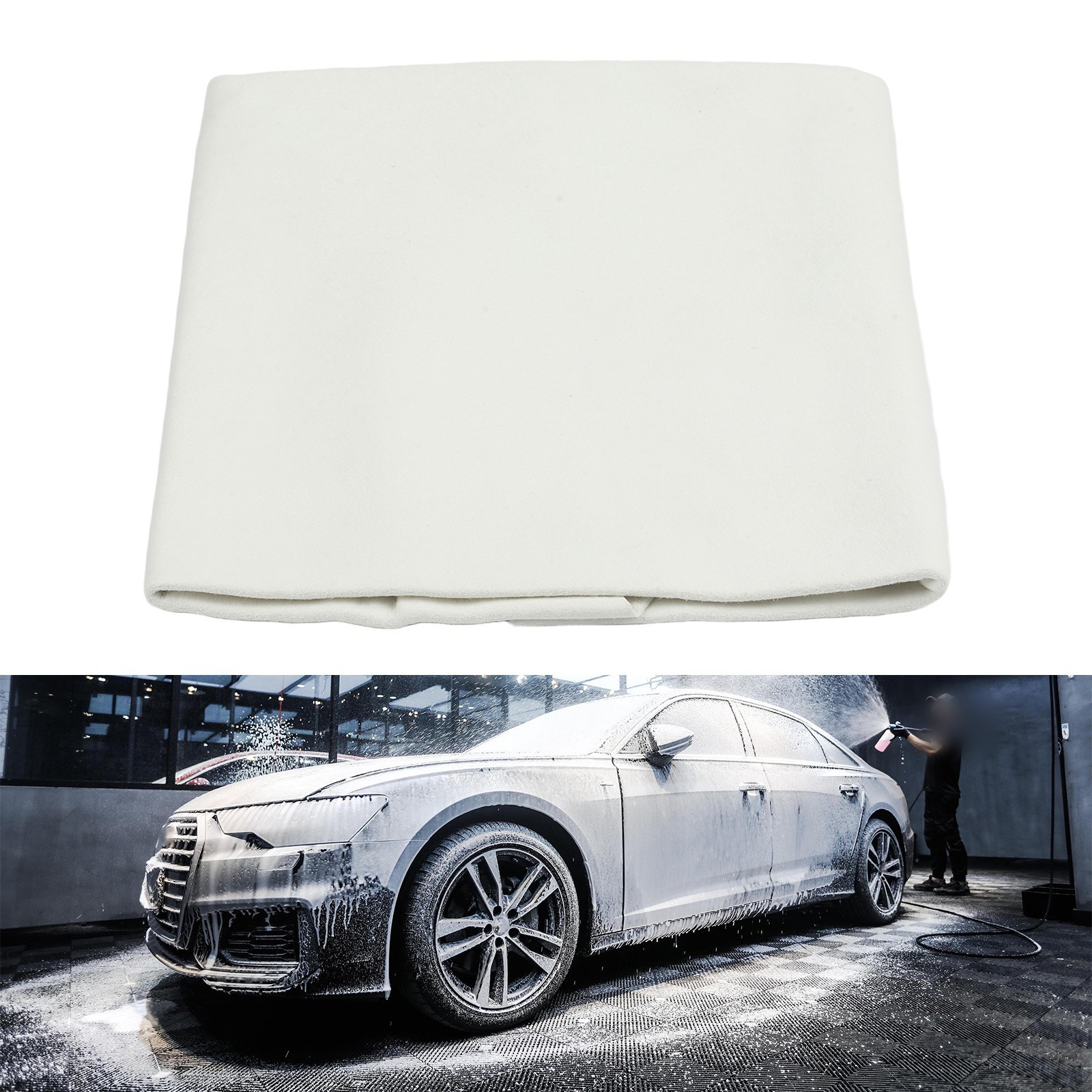 70X40cm Chamois Drying Cleaning Cloth Absorbent Towel For Home Auto Car-Washing