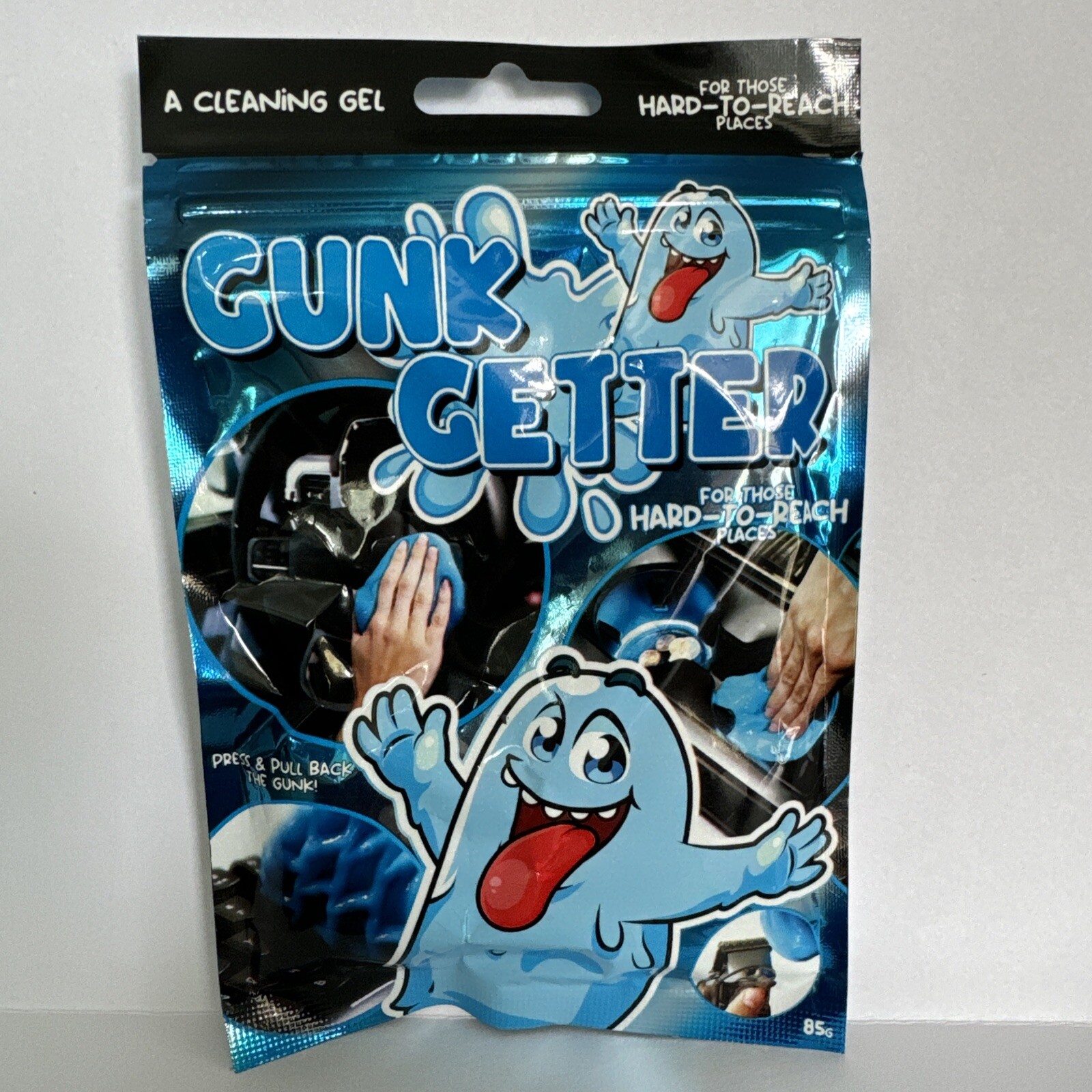 Gunk Getter Cleaning Gel For Those Hard To Reach Places- One Resealable Pouch
