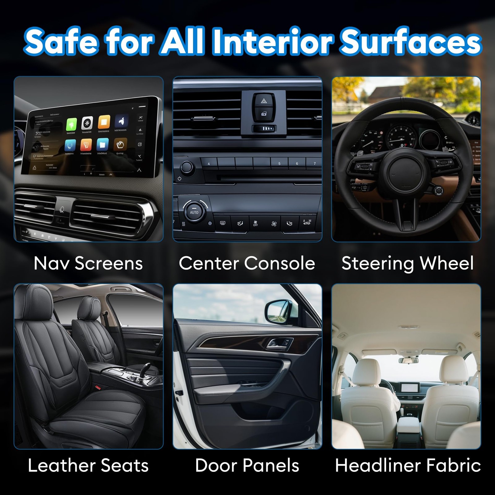 10-Piece Car Interior Cleaning Kit Makes Car Care Quick and Simple