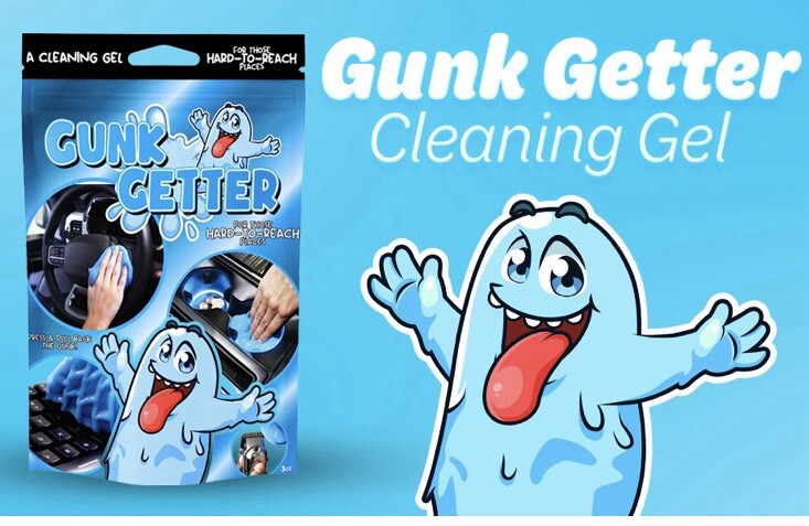 Gunk Getter Cleaning Gel For Those Hard To Reach Places Automotive Cup Holder