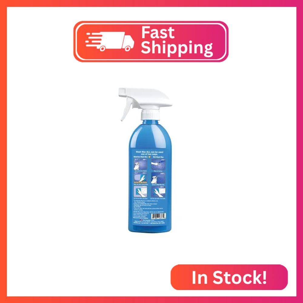 Wash Wax ALL Wet or Waterless Car Wash Wax 16 oz. Aircraft Quality for Your Car