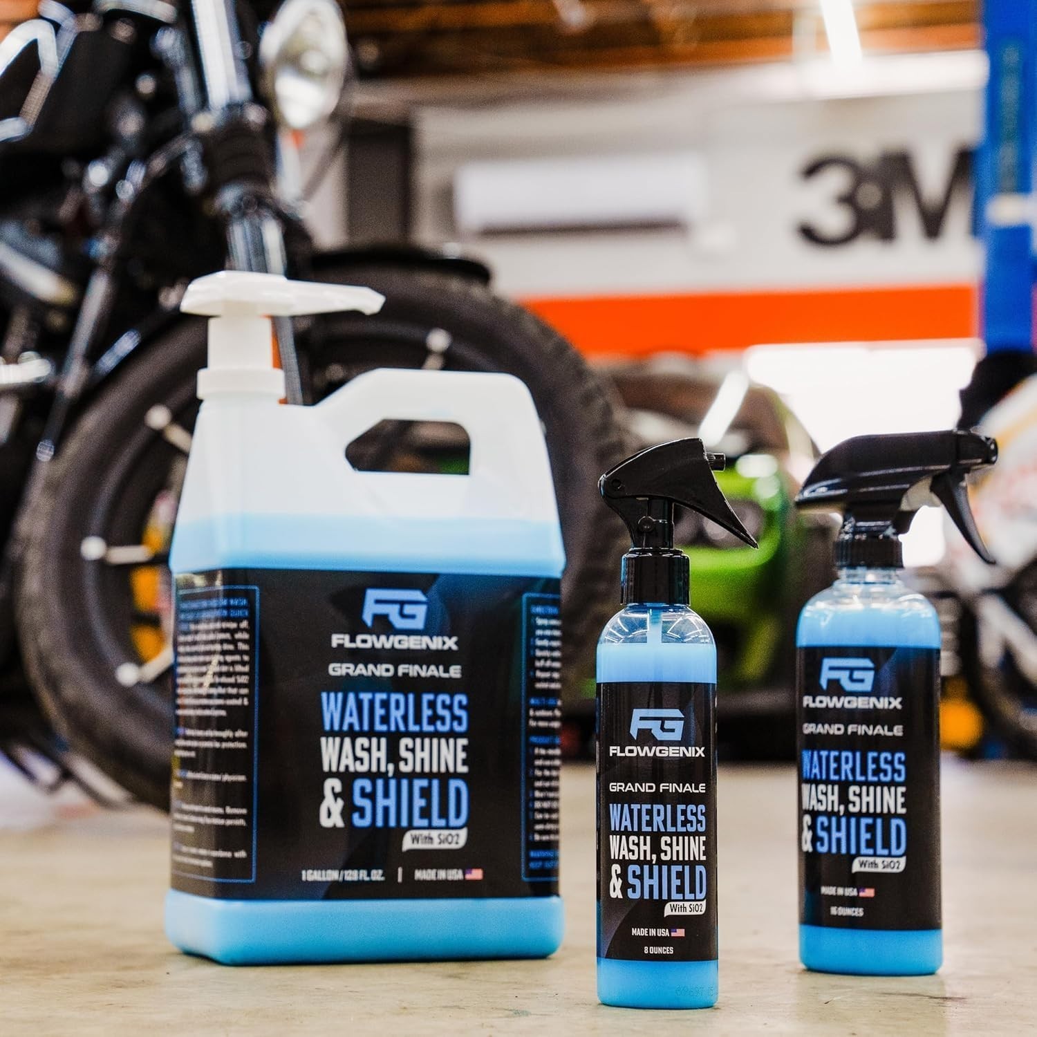 Ceramic Coating Waterless Car Wash Spray – 8 oz with Microfiber Towels Included