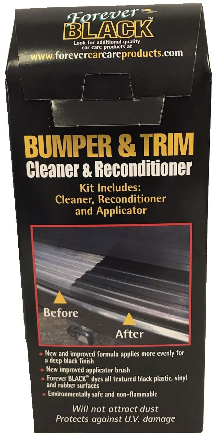 Forever Black Bumper & Trim Kit NEW Improved Formula & Larger Size