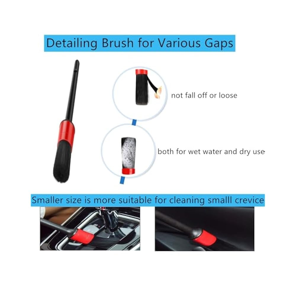 Car Interior Duster Kit – Soft Gel & Brush Set for Dash/Vents, Auto/Truck/SUV/RV