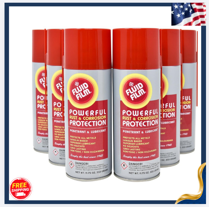 New Rust & Corrosion Protection Penetrant Lubricant Spray 11.75 Oz 6 Pack