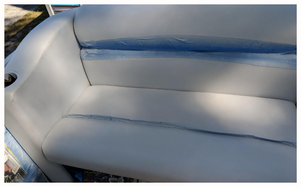 White Marine Car Seats Restore Spray Paint Leather Vinyl Fabric Hard Plastic 2PK