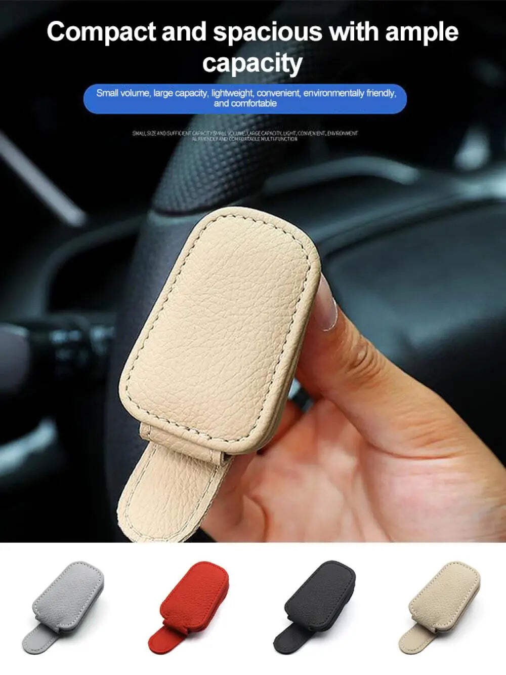 Universal Car Sunglasses Clip Card Ticket Holder Stand Fastener Pen Case Bracket
