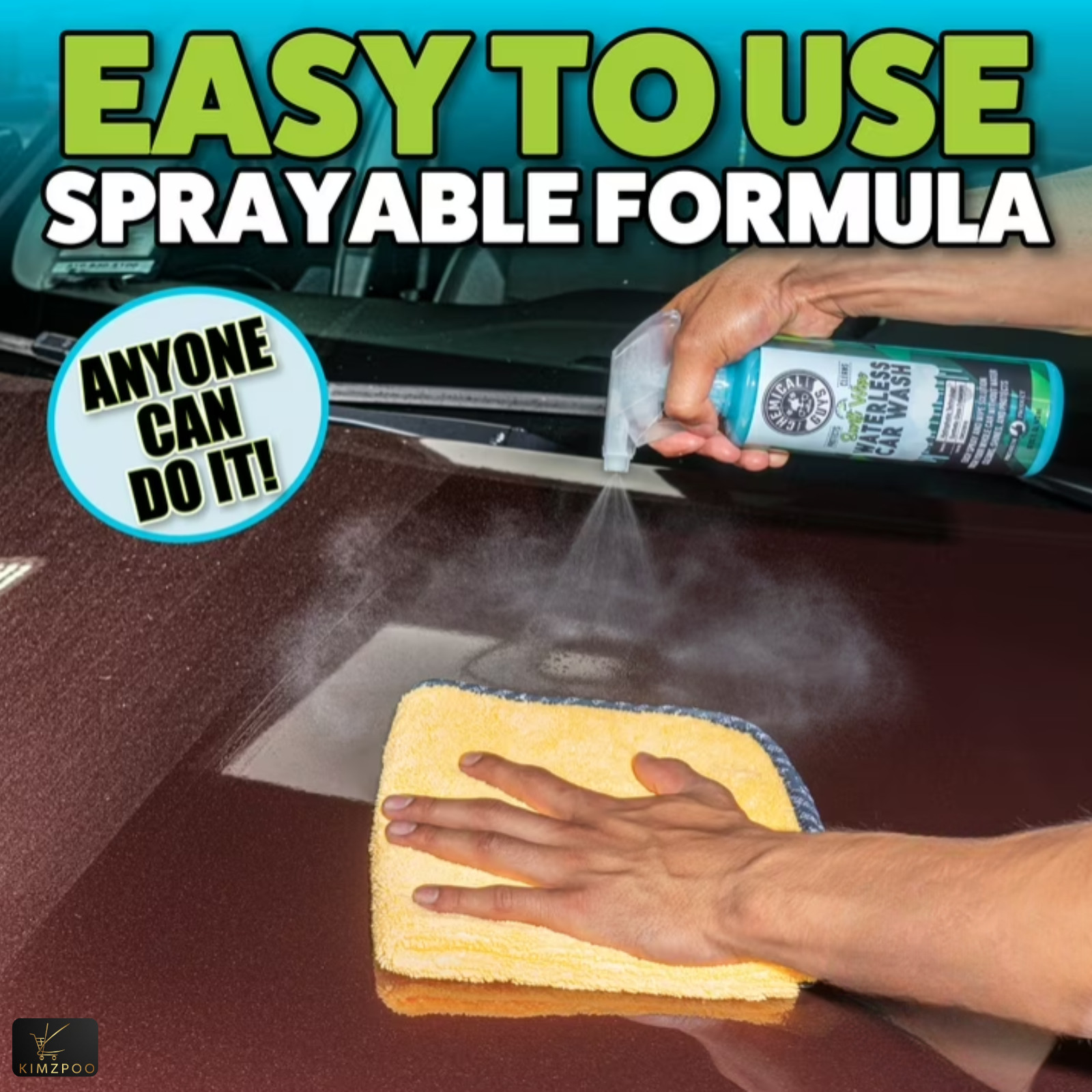 Chemical Guys Swift Wipe Waterless Car Wash 16 oz, Waterless Car Cleaning Spray