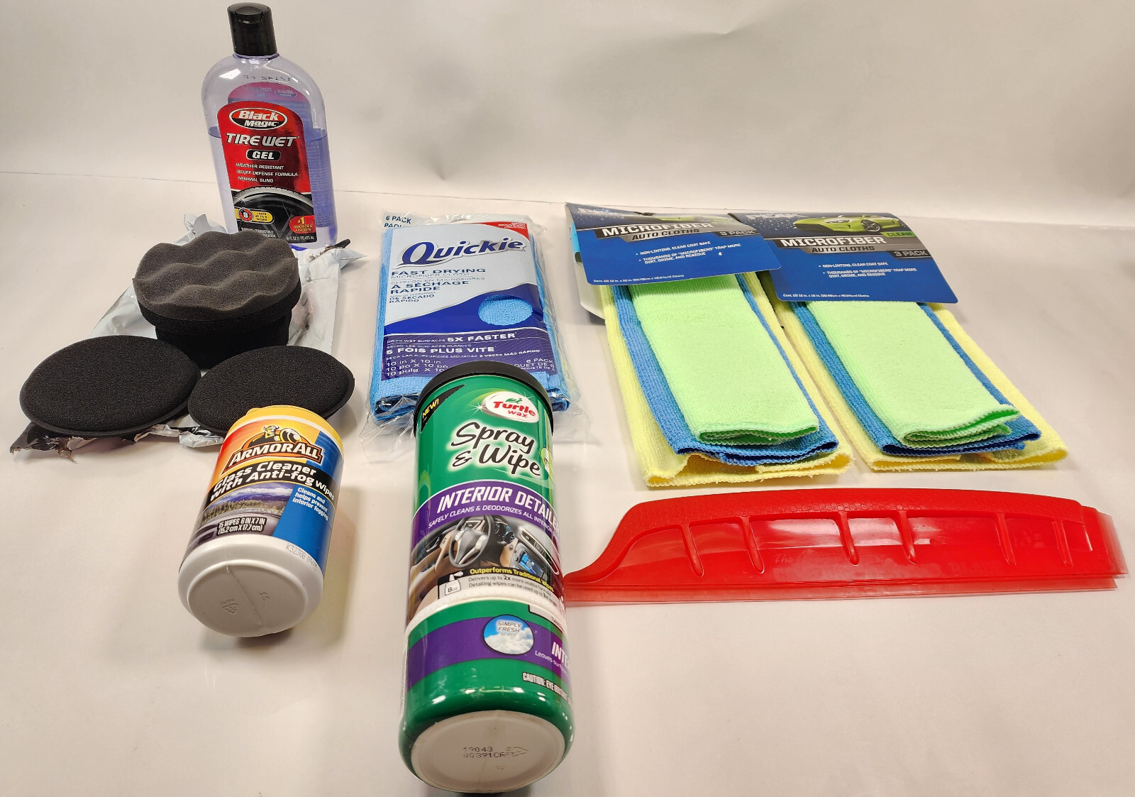NEW & USED Kit Car Vehicle Auto Detail Cleaning Supplies Microfiber Turtlewax