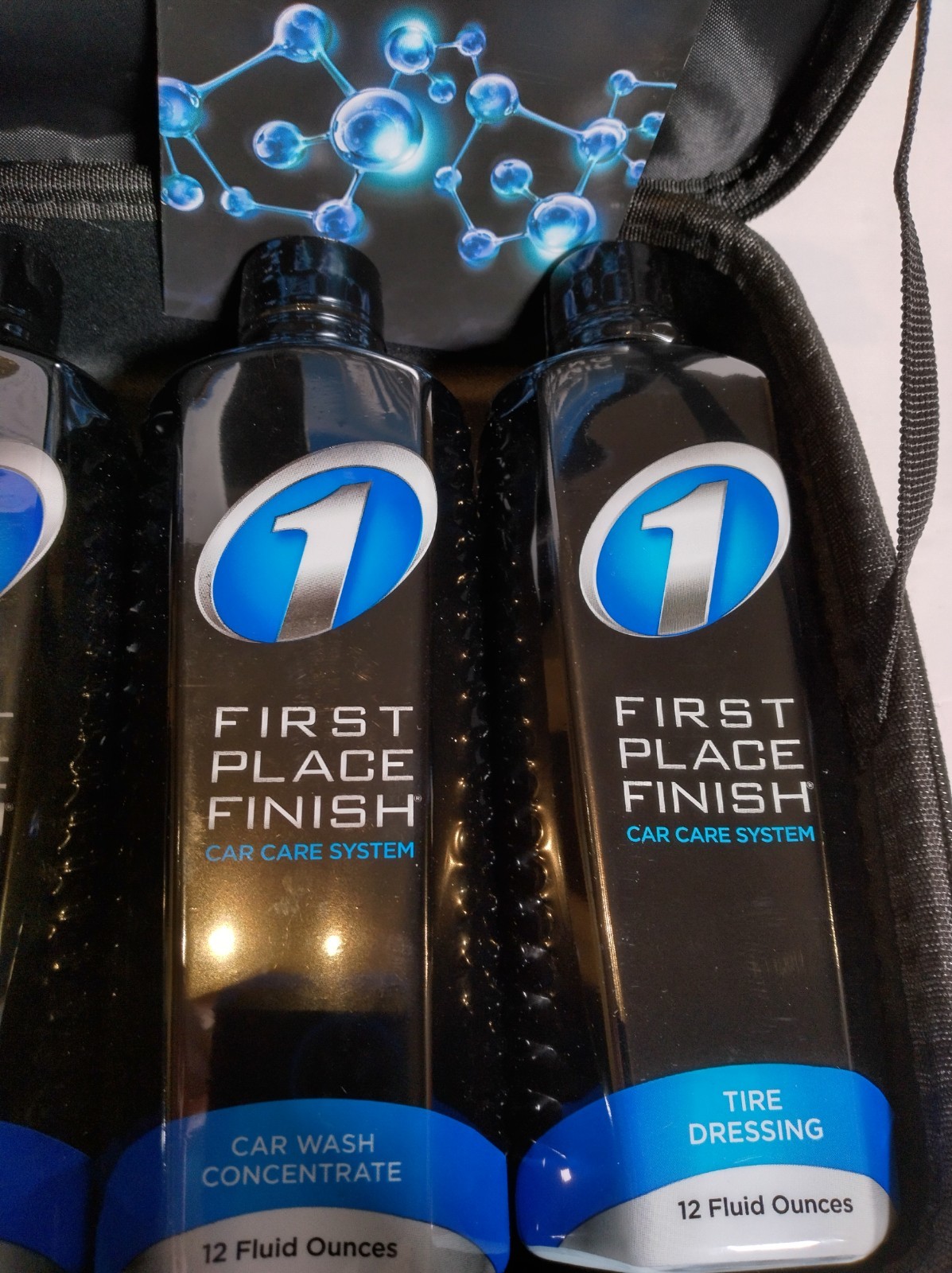 First Place Finish Car Care Kit 5pc 12oz Dealer Detail Set NO Cloths