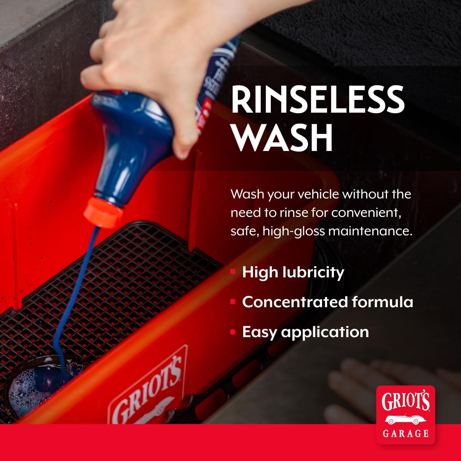 Rinseless Car Wash & Detailing Solution – No-Rinse Vehicle Cleaner, 35oz