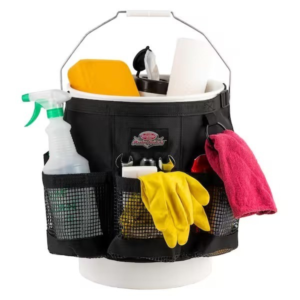 Auto Boss Wash Boss 5 Gal. Bucket Car Accessory Organizer for Car Wash Cleaning