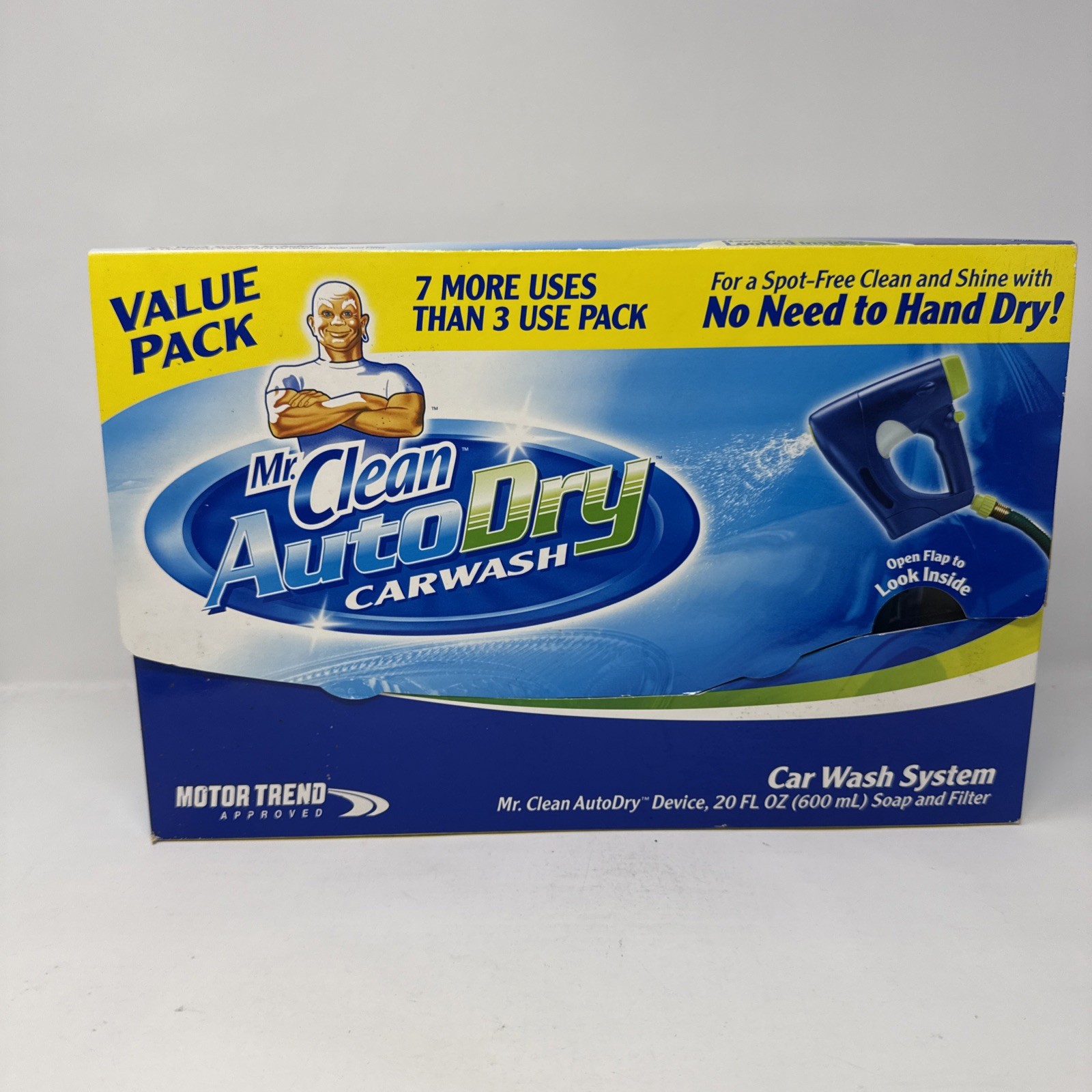 New Mr Clean AutoDry Car Wash Spray System Auto Dry Soap & **10 USE Filter**