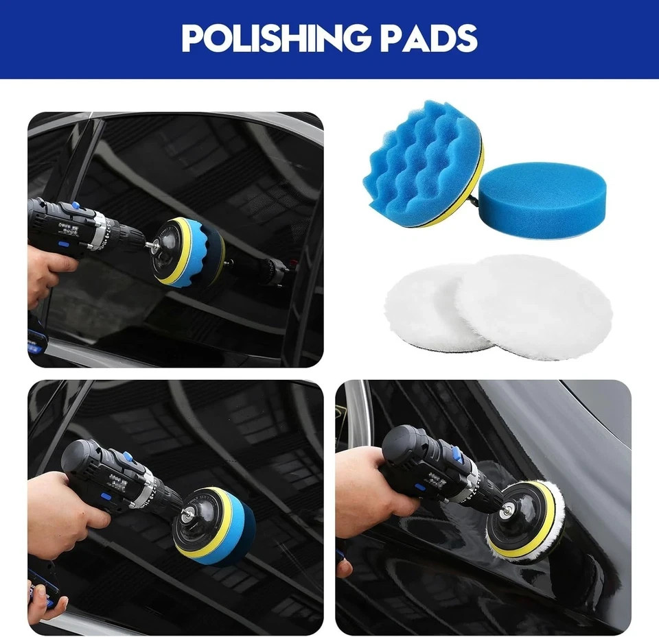 Car Detailing Kit Car Wash Supplies Brush Set Interior Exterior Wheels Cleaning