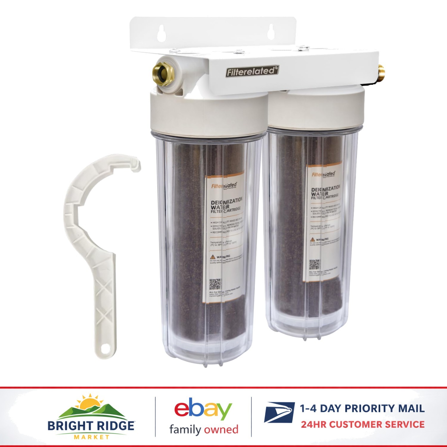 Portable Deionized Water Device for Cars, RVs, Boats with Color Changing Display