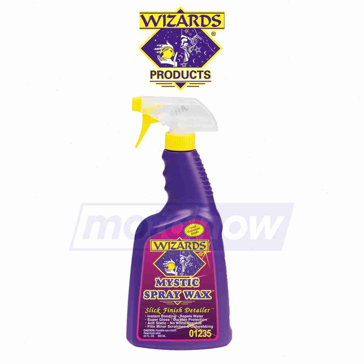 Wizards 1235 Mystic Spray Wax Slick Finish Detailer for Chemical Cleaners io