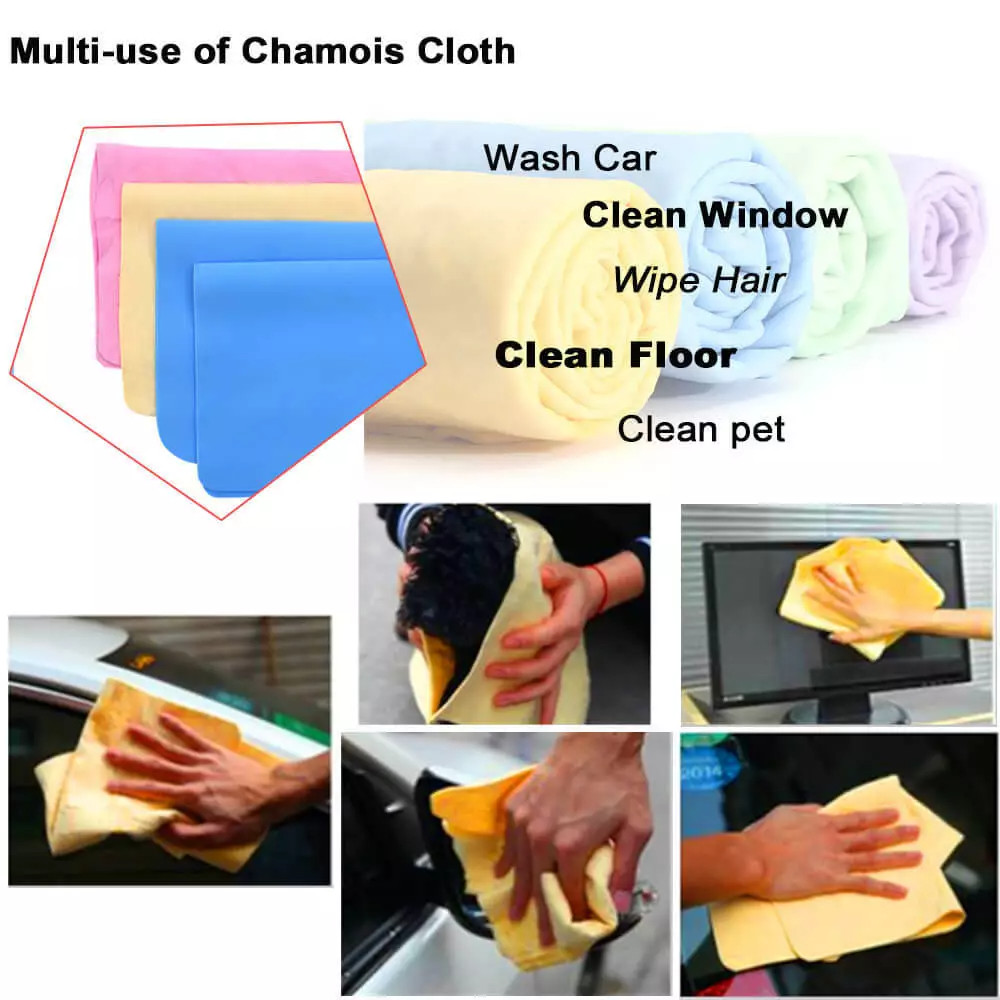 Drying Synthetic Chamois Towel Car Wash Cleaning Cloth Absorbent for Car