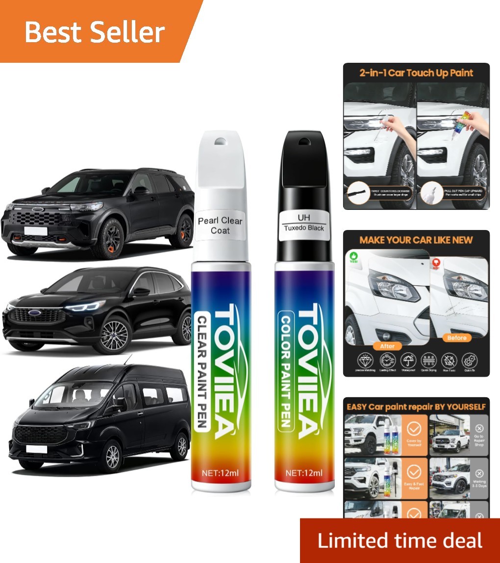 Quick-Drying Tuxedo Black Touch Up Paint Kit – For Ford Cars’ Imperfections