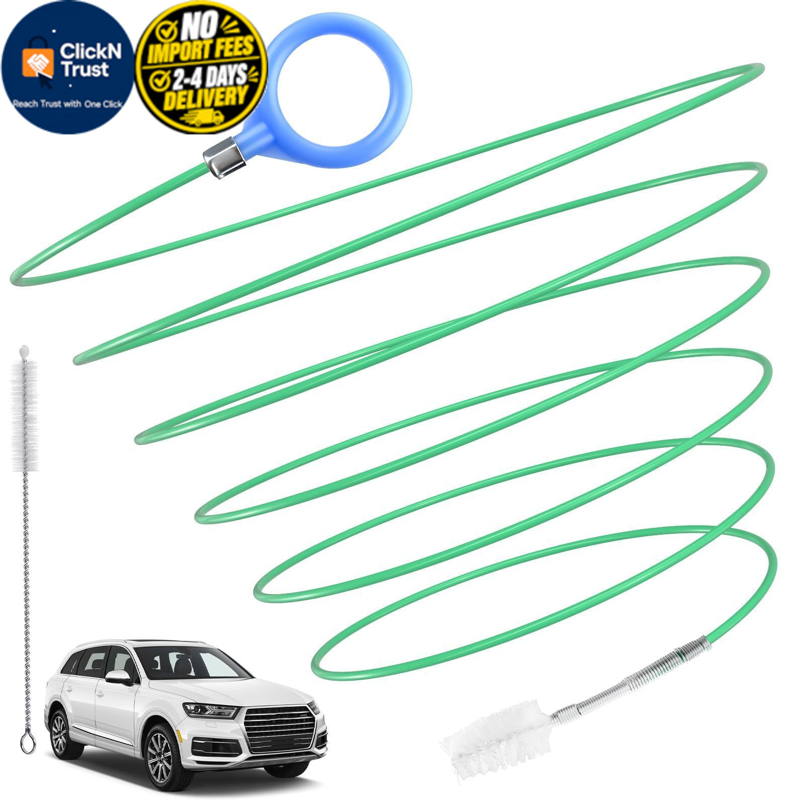 Auto Sunroof Drain Cleaning Tool, 120 Inch Flexible Tube 120