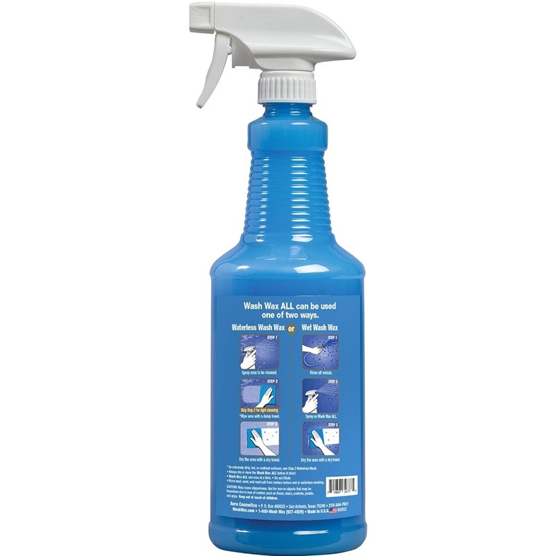 Waterless Wash and Wax All Aircraft Quality for Car, RV, Boat, Motorcycle 16 Oz.