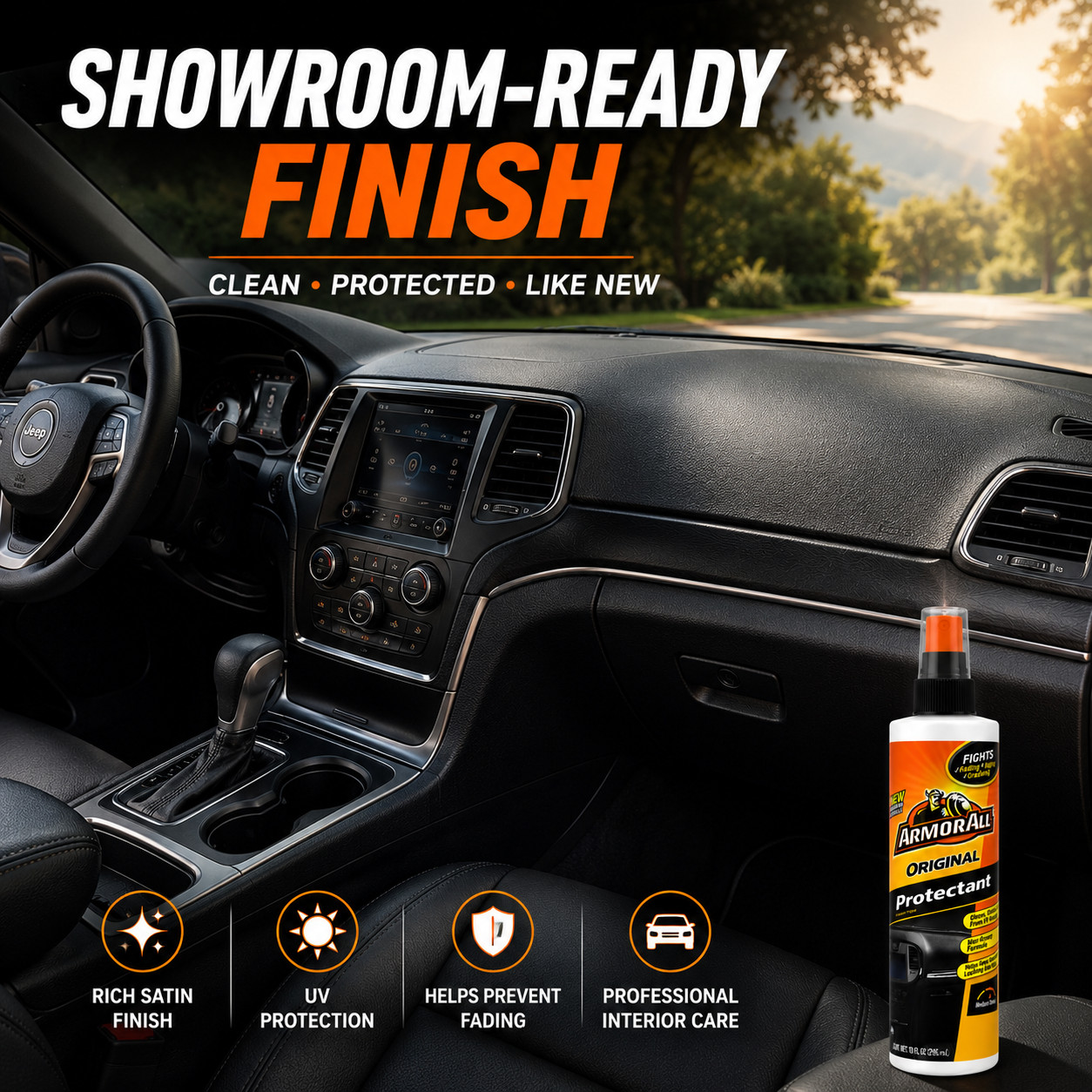 Armor All Original Protectant Spray 10 Oz UV Interior Cleaner Protectant 3 Pack