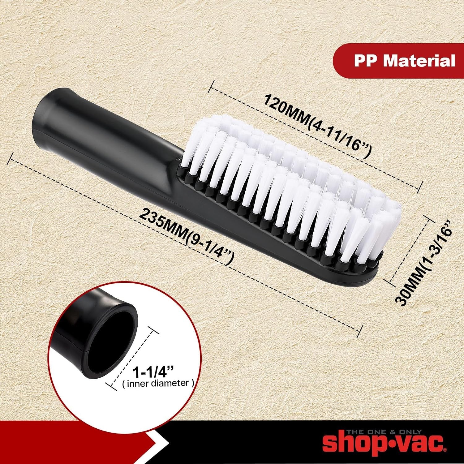 Car Cleaning Kit Crevice Tool Auto Brush Vacuum Accessories 2pcs