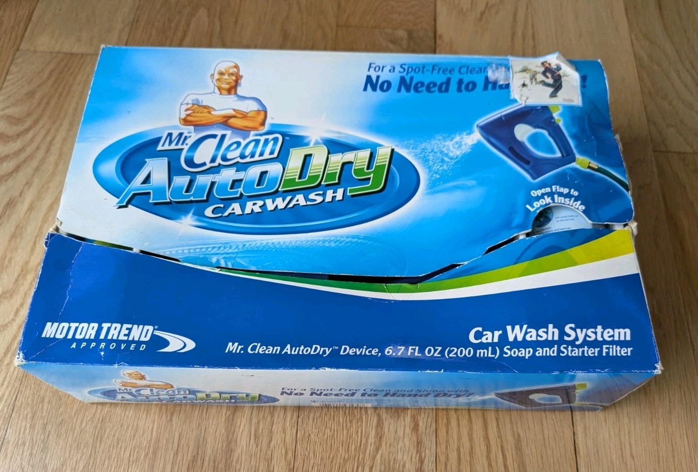 Mr. Clean Auto Dry Car Wash Spot-Free Clean Shine Spray Starter Kit Open box
