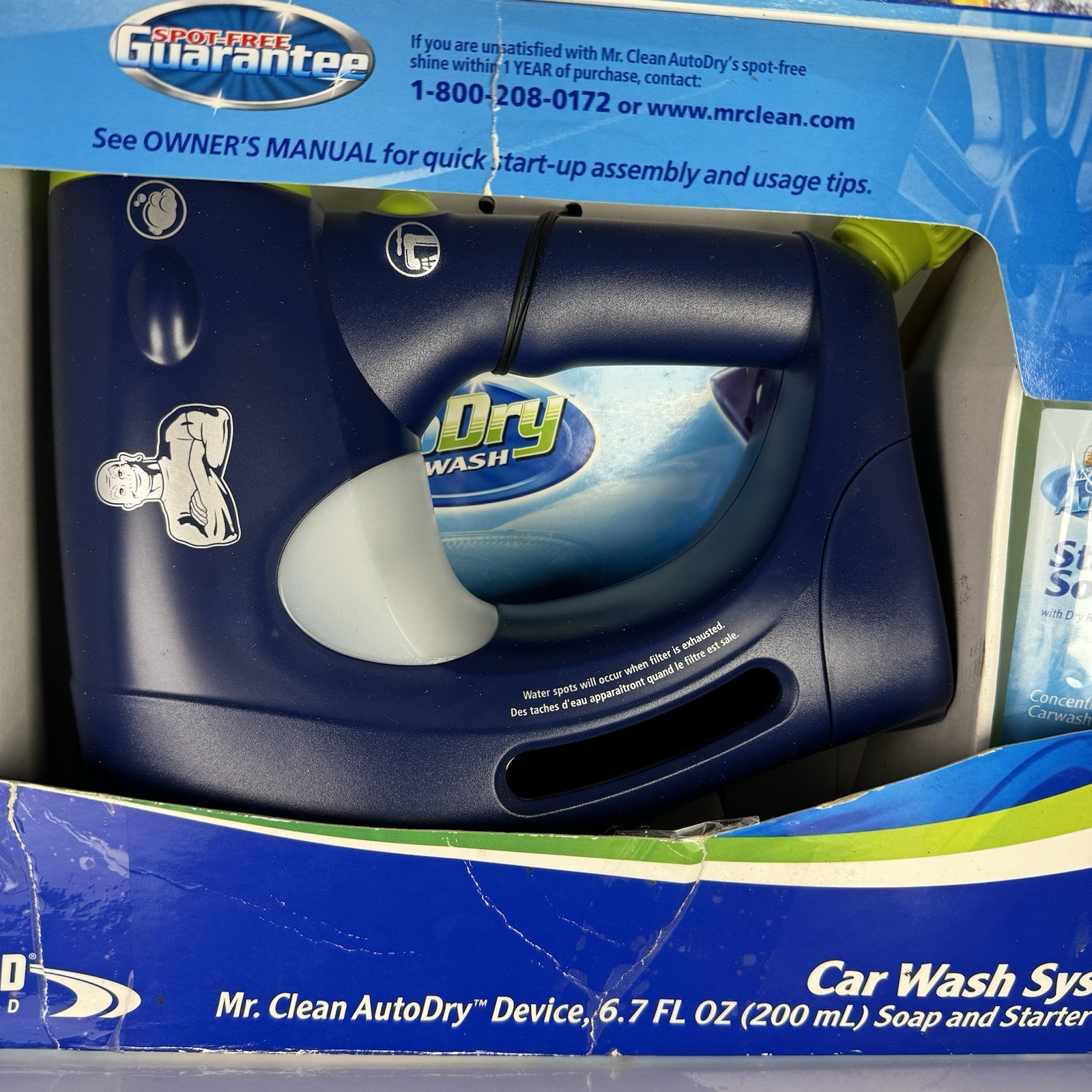 Mr Clean Auto Dry Car Wash Spray System w/ Soap Starter Filter Touchless Kit NOS