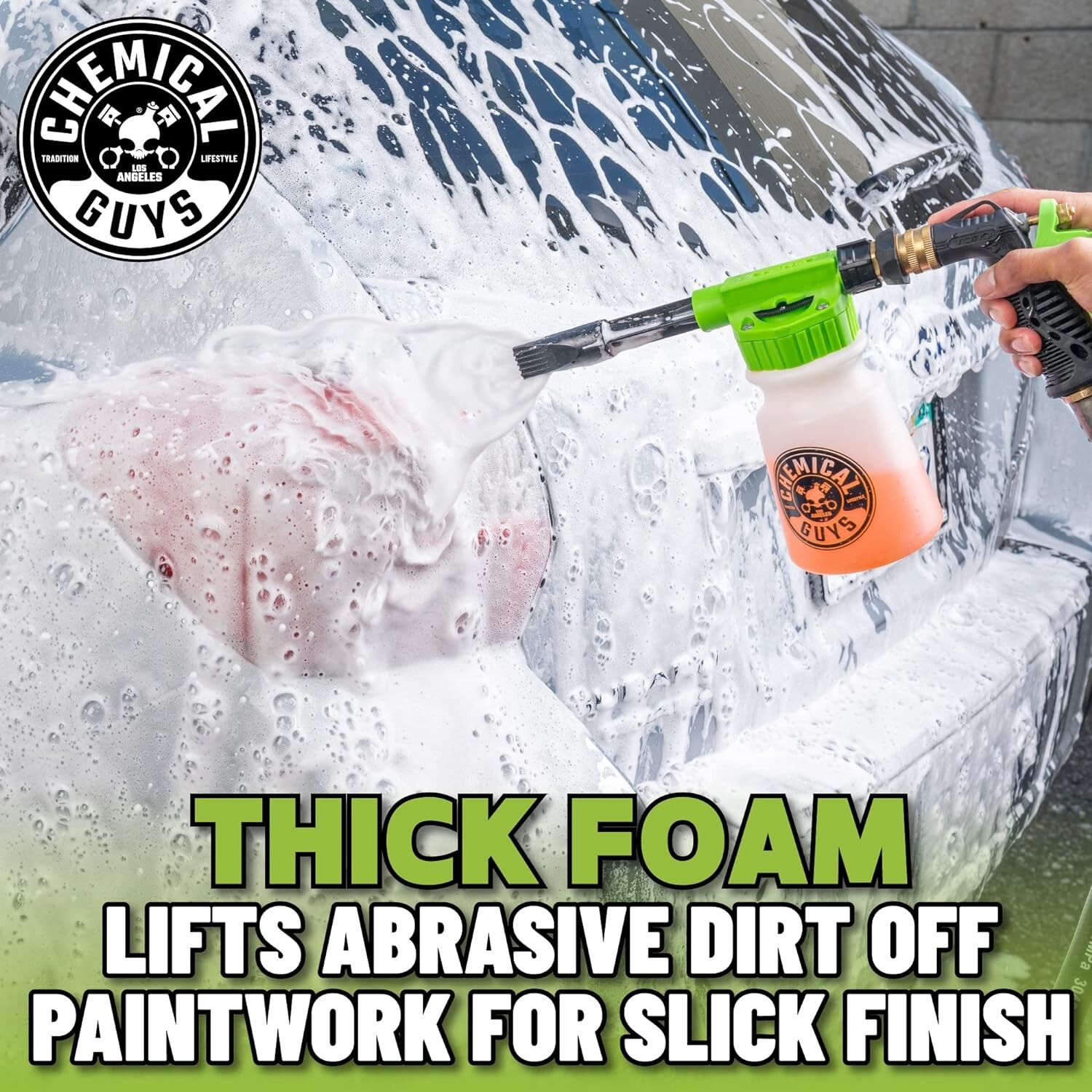 Foam Blaster 6 Foam Wash Gun, Ultimate Car Wash Foamer that Connects to Any Hose