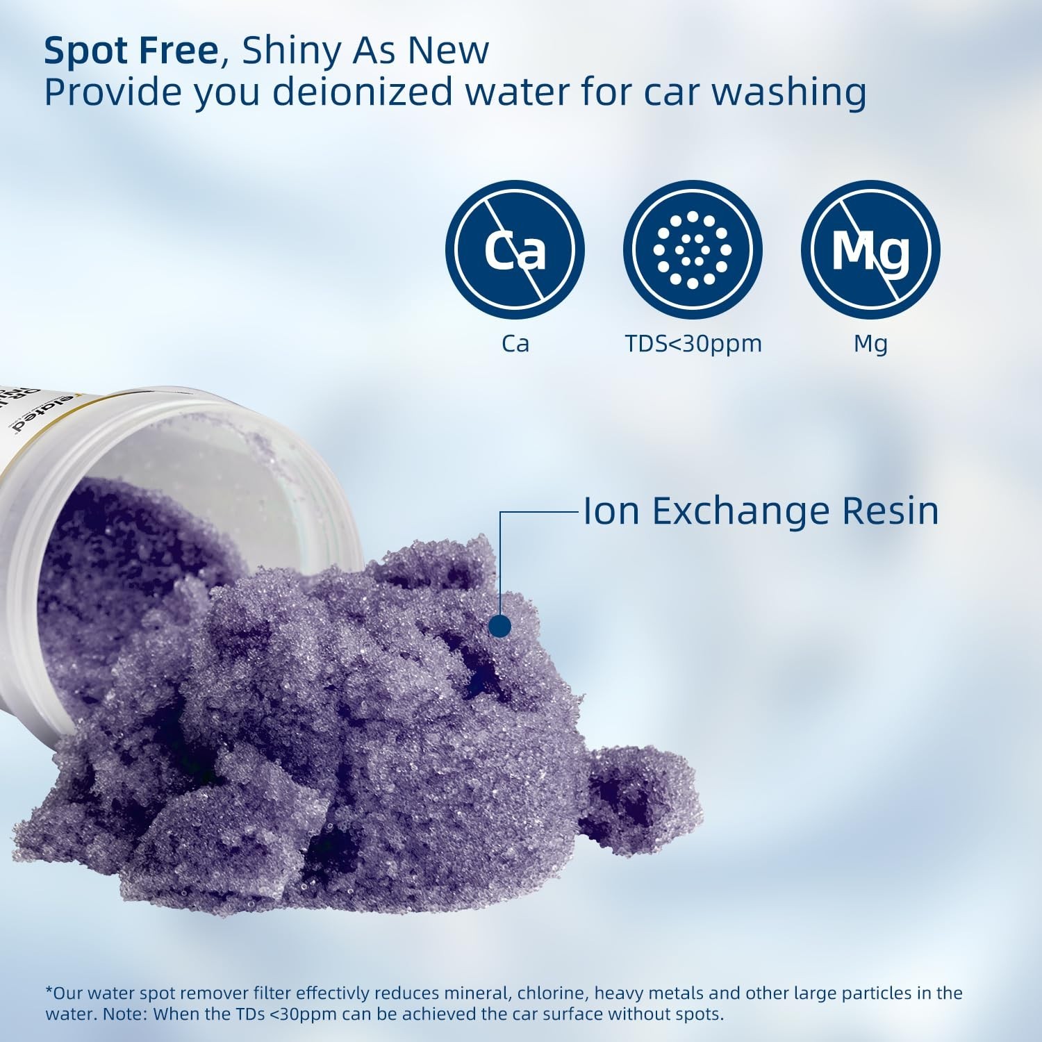 Portable Deionized Water Device for Cars, RVs, Boats with Color Changing Display