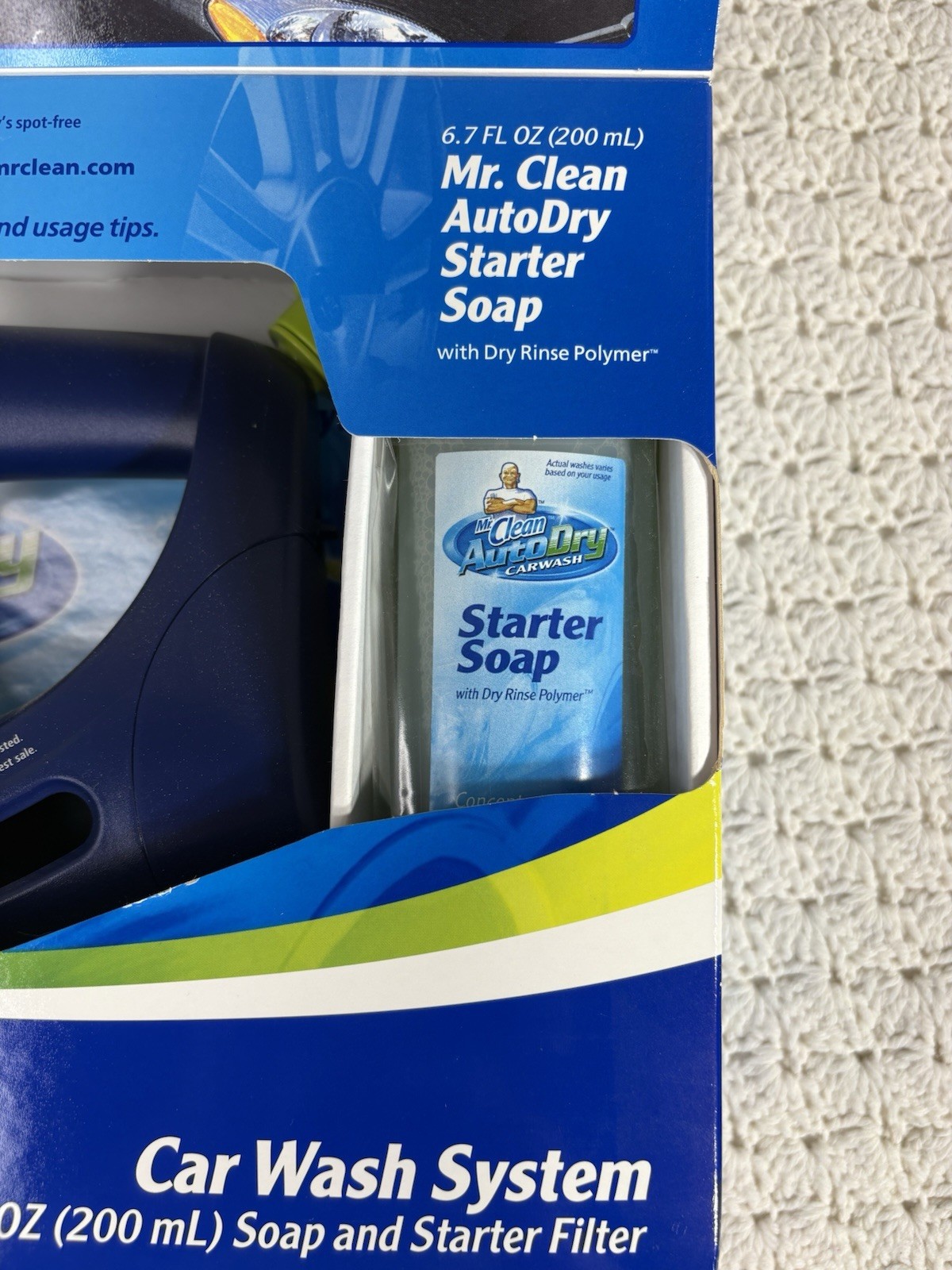 New Mr. Clean AutoDry Carwash System Car Detail Kit With Soap + Filter + Sprayer
