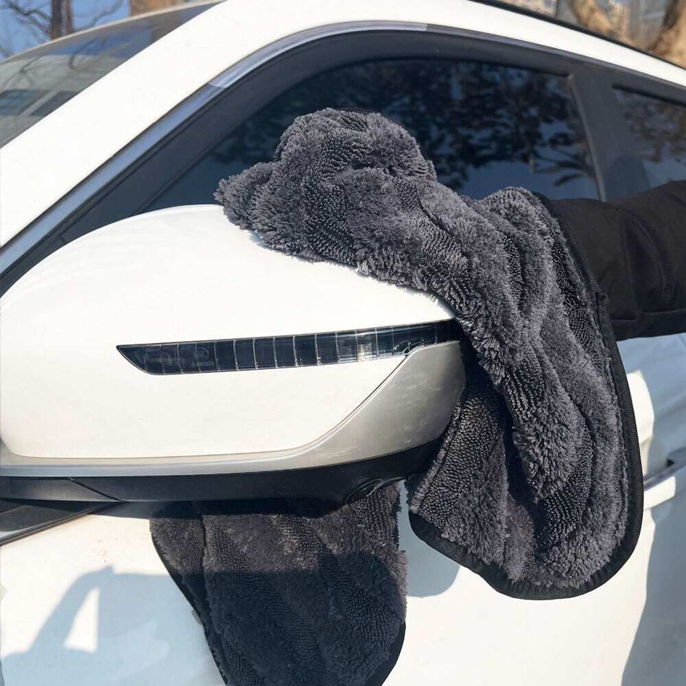 1200GSM Plush Thick Microfiber Towel Cleaning Cloth Car Wash Drying Detailing