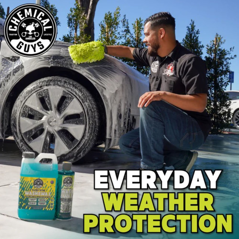 Chemical Guys Sudpreme Wash & Wax, Foaming Car Soap, High Gloss, 64oz, 2 Pack