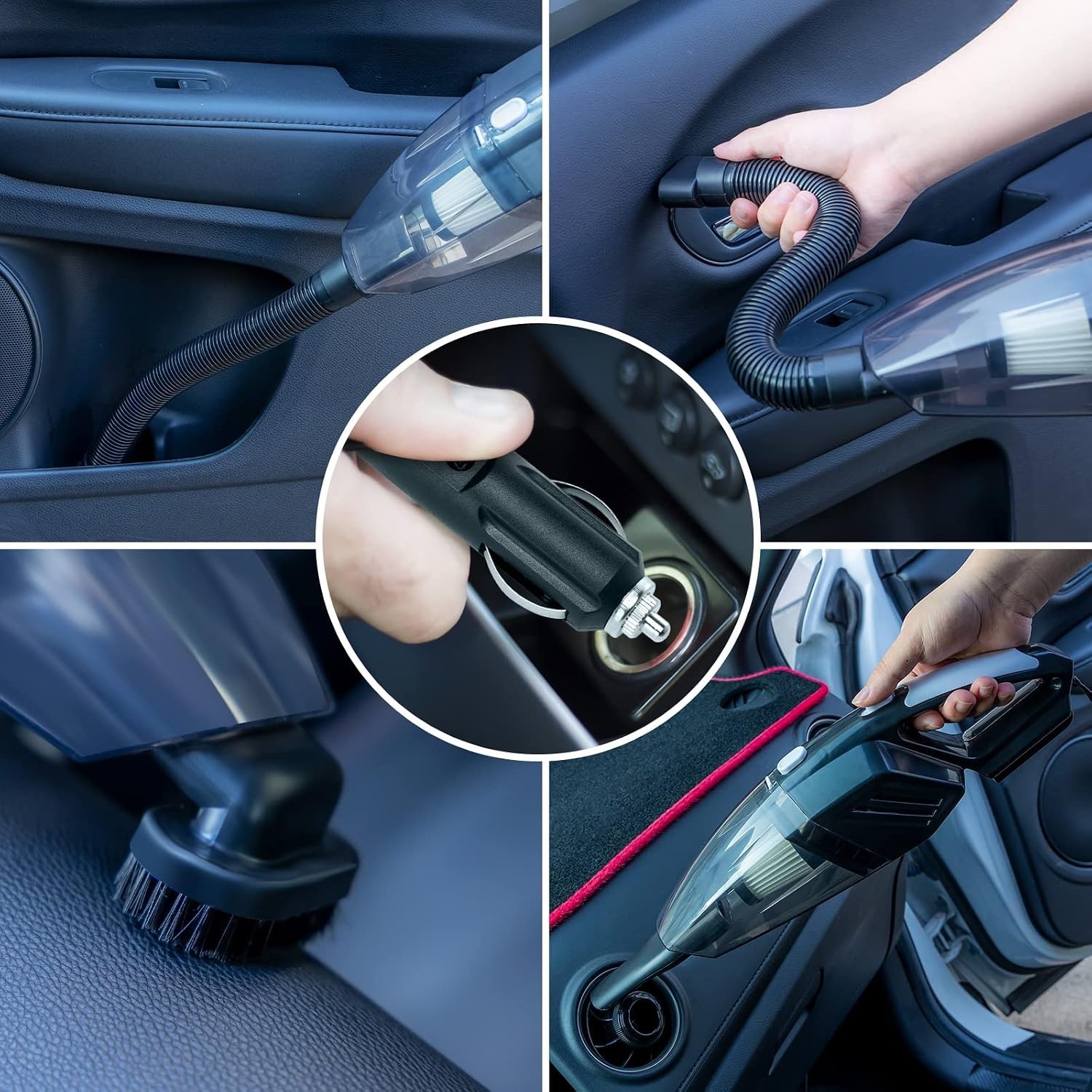 Ultimate 20-Pcs Car Care Kit with Handheld Vacuum & Essential Detailing Tools