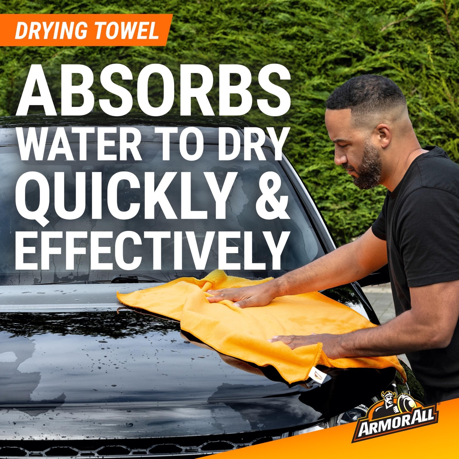 3-Piece Car Cleaning Kit – Ultra Shine Wash & Wax, Noodle Mitt, Microfiber Towel