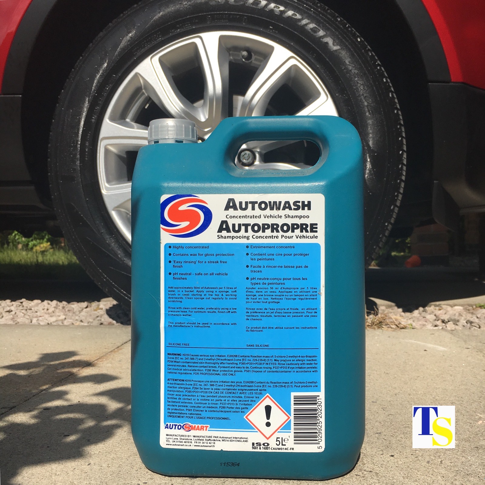 Autosmart Autowash 5L 5 Litre (Concentrated Vehicle Shampoo Glossy TRADE)
