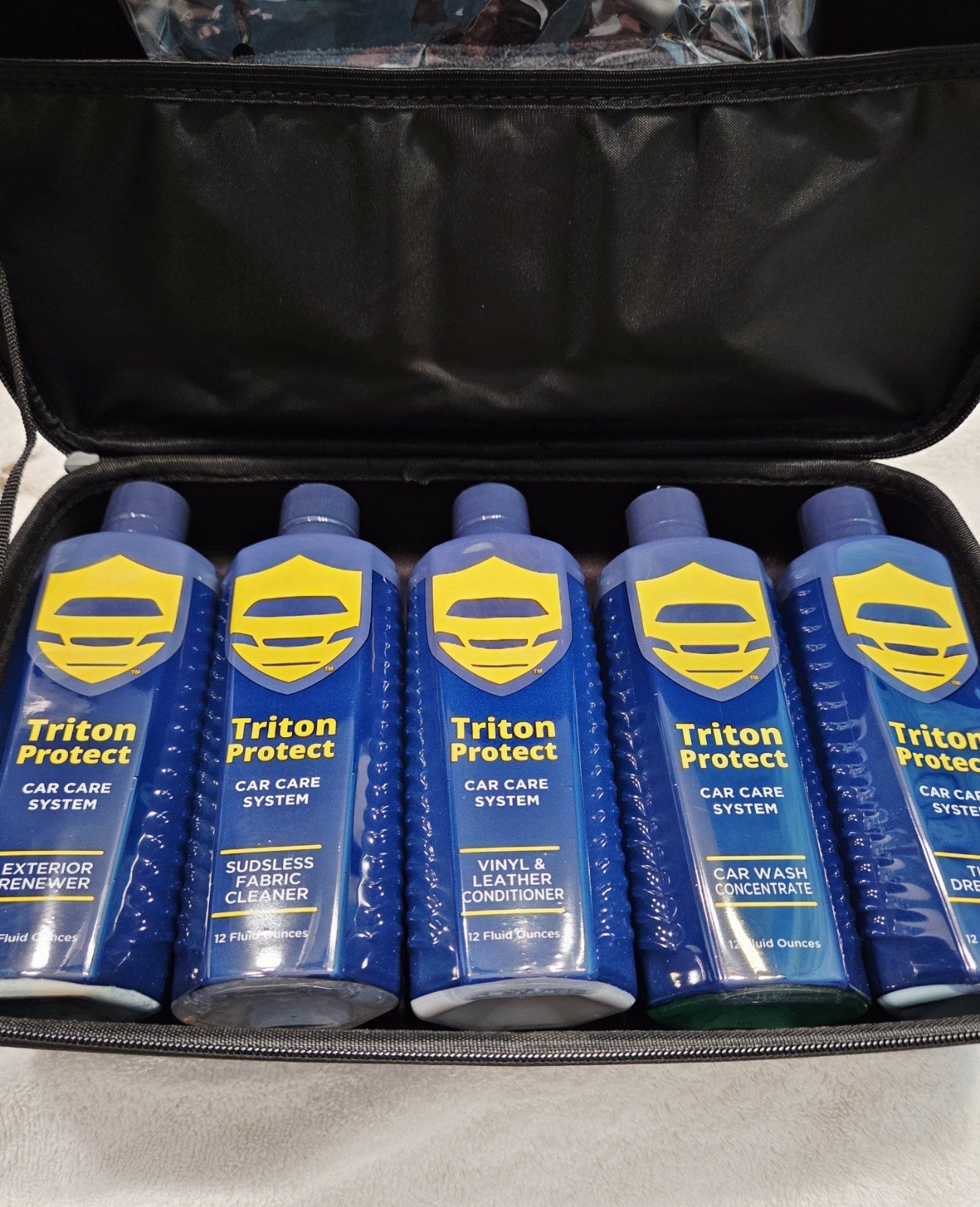 Triton Protect Car Care System Automotive Detail Kit, Ceramic, Fabric, Leather