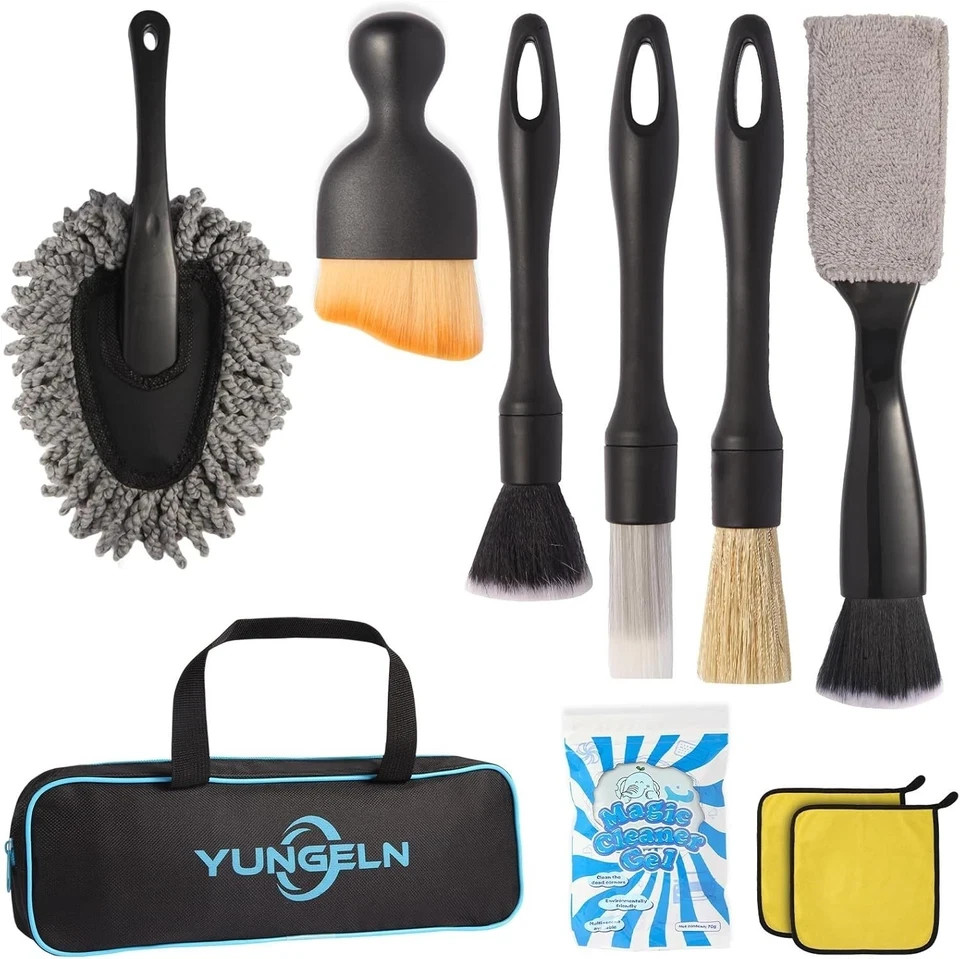 Car Detailing Brush Kit with Detail Brushes,Car Interior Detailing Brushe,Car…