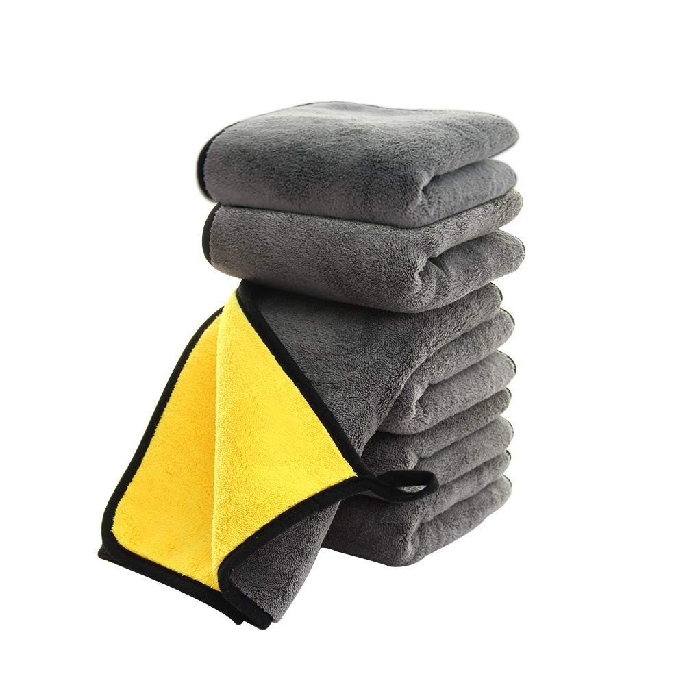 SOFTBATFY Ultrasoft, Large, 16 x 16 inches, 6pack,16 X 16inches Grey-yellow
