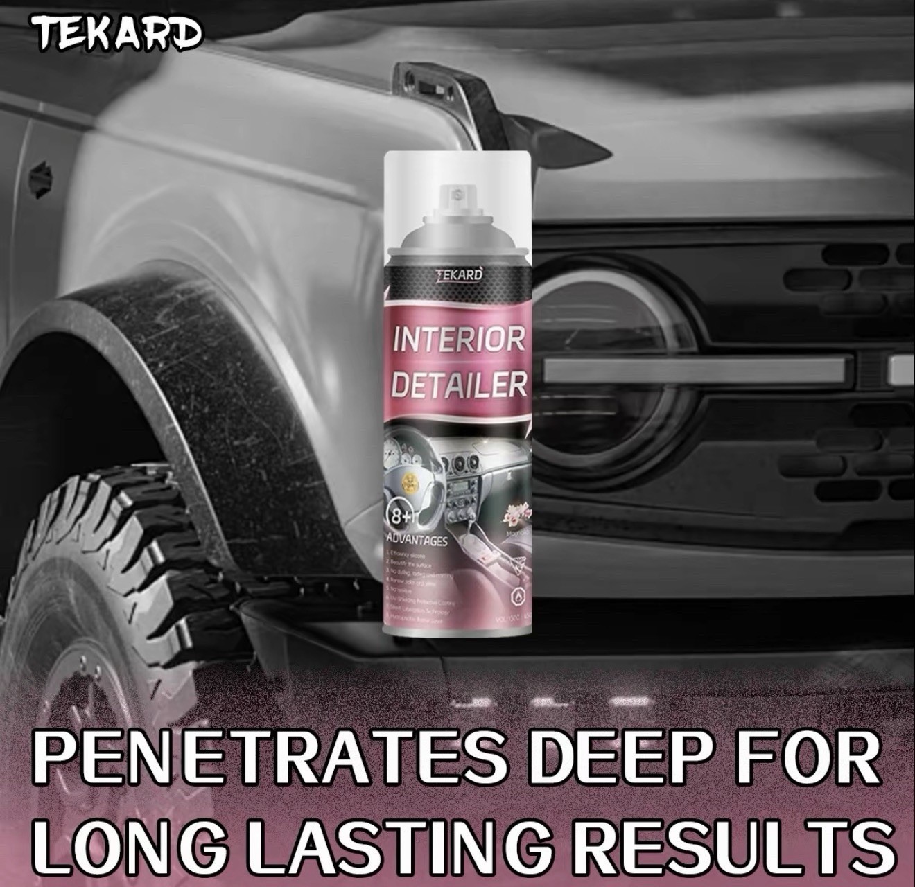 Tekard Interior Detailer RestorerPolishesfor Leather,Plastic ,Rubber