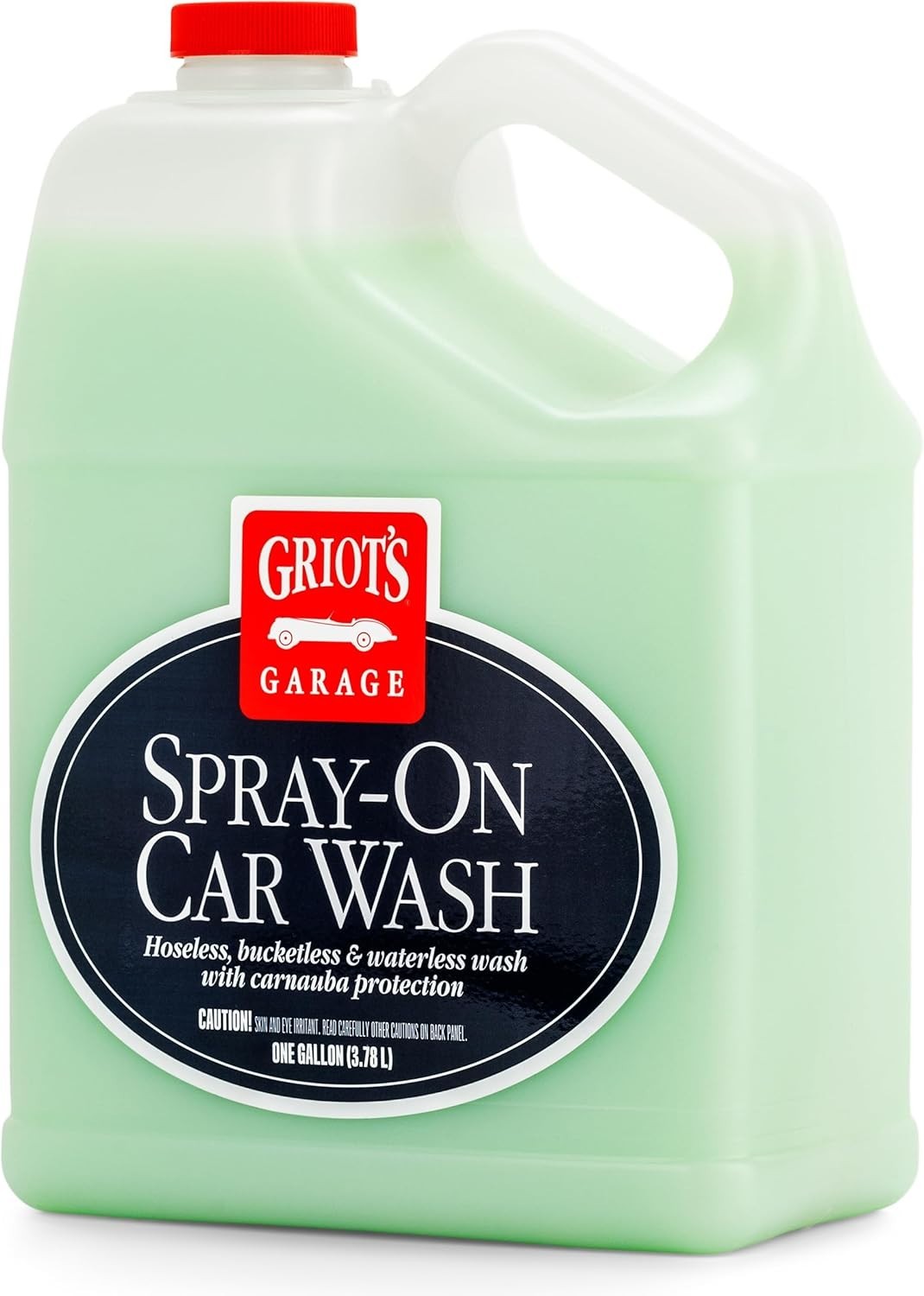 Easy Spray-On Car Wash: 1 Gallon, No Hose Needed, Carnauba Wax Protection