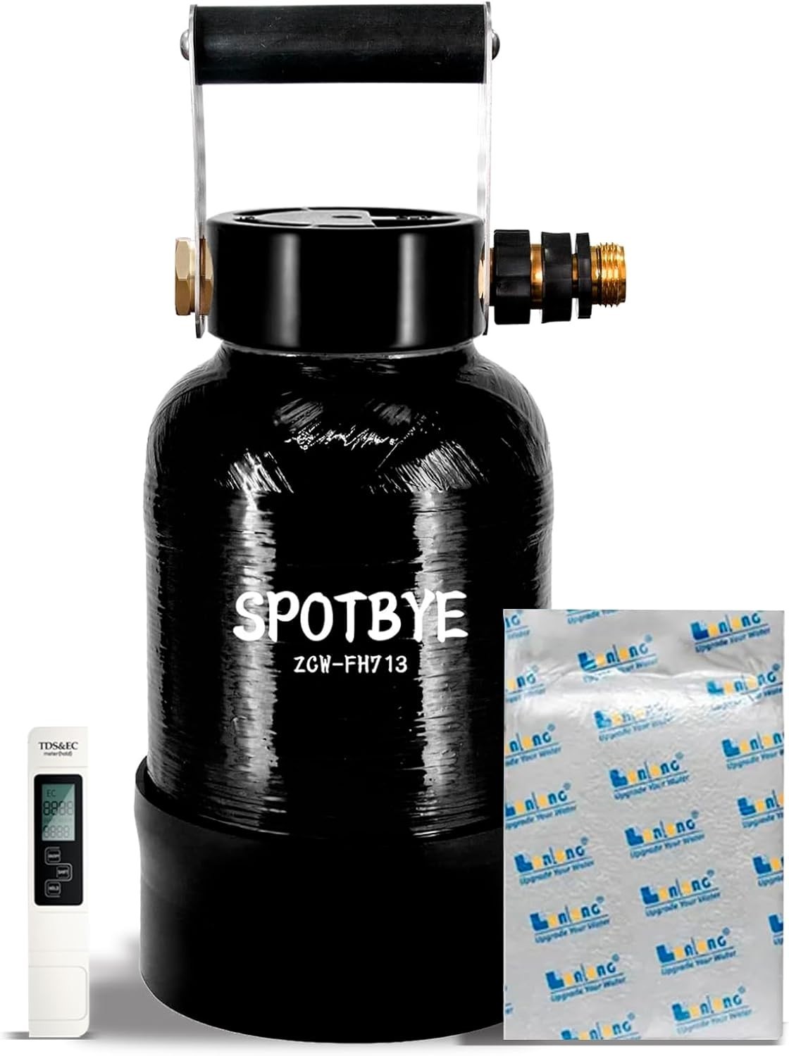 Portable Deionized Water System with TDS Meter for Streak-Free Vehicle Cleaning