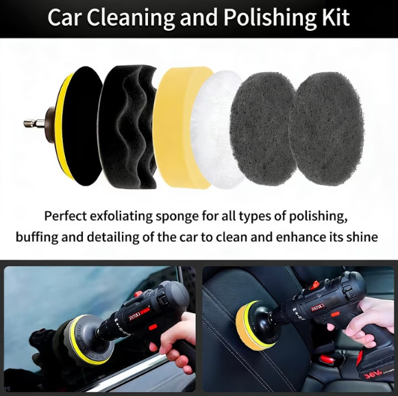 Car Detailing Kit 28PCS Interior Exterior Cleaning Tools Windshield Set