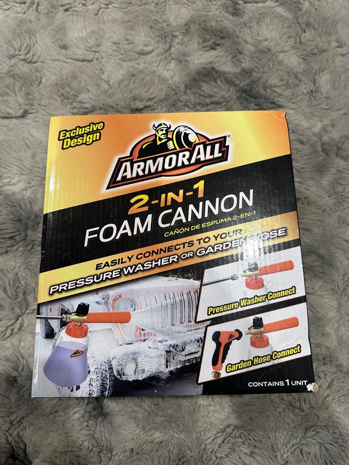 Armor All 2-in-1 Foam Cannon Kit, Car Cleaning Kit Connects to Power Washers and