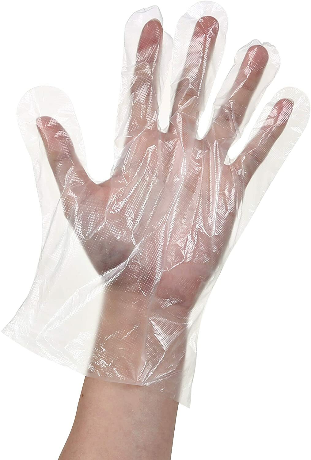 500pc XL Clear PE GLOVES Powder-Free,Latex-Free,Non-Sterile FASTEST USA SHIP