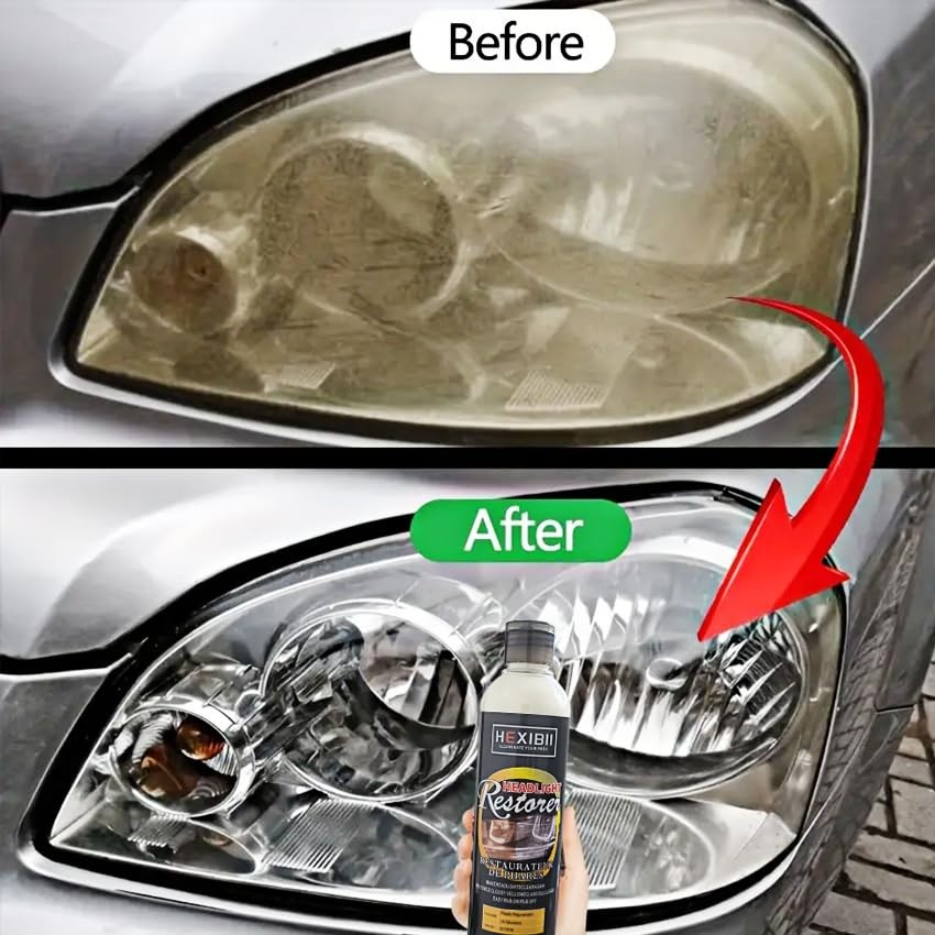 Car Headlight Restore and Cleaner, Removes Dullness, Yellowing and…
