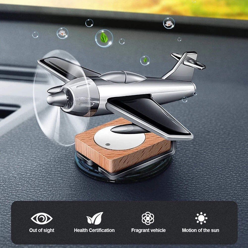 Car interior accessories solar airplane model center console decoration air SUV